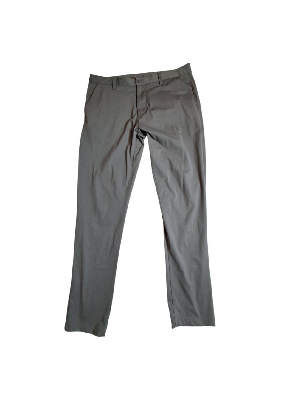 Rhone Slim Commuter Pants Men's 36x32 Gray Business Casual Preppy Office Classic